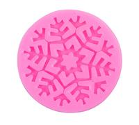 Moule en silicone en forme de flocon de neige pour Noël, savon, gelée, pudding, chocolat, fondant