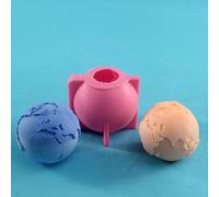 Moule En Silicone En Forme De Globe, Résine Époxy, Moulage De Moulage, Fabrication De Bougies De Savon Diy