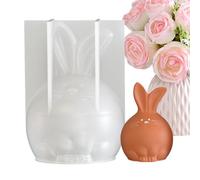 Moule en silicone en forme de lapin - Moule en silicone | Moules à facettes géométriques 3D pour Thanksgiving, fête, maison, bureau, école, appartement