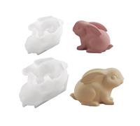 Moule en silicone en forme de lapin pour décoration de maison Motif lapin de Pâques