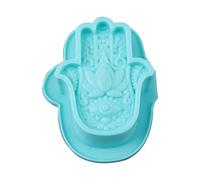 Moule en silicone en forme de main de Fatma pour cuisson de muffins, cupcakes, chocolats, desserts, fatma, œil de dieu, bougies, cristaux de chocolat, savon d'Halloween