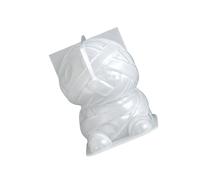 Moule en silicone en forme de momies pour accessoires détaillés, facile à démouler pour décoration d'Halloween