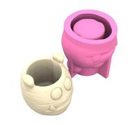 Moule en silicone en forme de monstre pour pot de fleurs en béton pour les amateurs de bricolage
