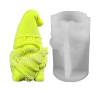 Moule en silicone en forme de nain de Noël pour bougie