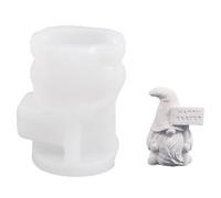 Moule en silicone en forme de nain - Décoration artisanale - Convient pour les travaux manuels et savons