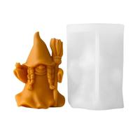 Moule en silicone en forme de nain - Moule à bougie, savon, moules en | Moule à savon nain de taille moyenne en silicone durable de qualité alimentaire, moule à démoulage facile