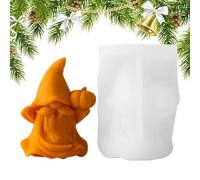 Moule en silicone en forme de nain - Moule à bougie, savon, moules en | Moule à savon nain de taille moyenne en silicone durable de qualité alimentaire, moule à démoulage facile