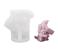 Moule en silicone en forme de nain parfait pour les travaux manuels de savons et fondants