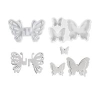 Moule en silicone en forme de papillon pour décoration d'intérieur et création de studio avec une excellente flexibilité réutilisable