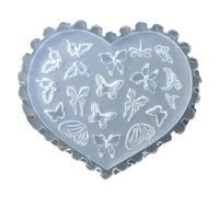 Moule en silicone en forme de papillon pour décoration d'ongles, outil de gabarit papillon pour résine