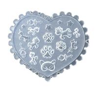 Moule en silicone en forme de papillon pour décoration d'ongles, outil de gabarit papillon pour résine