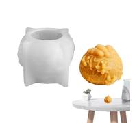 Moule en silicone en forme de peigne à miel - Moule à savon 3D en forme de cylindre - Moule à bougie - Moule à libération rapide - Décoration d'intérieur en résine animale pour fondant et pâtisserie