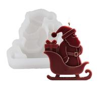 Moule en silicone en forme de Père Noël pour savon fait à la main Projet de résine époxy Décoration de Noël Moule en silicone
