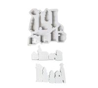 Moule en silicone en forme de petite maison pour décoration d'intérieur et création de studio avec une excellente flexibilité