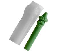 Moule en silicone en forme de pilier de Père Noël pour décoration de Noël, moule en silicone pour la fabrication de savon