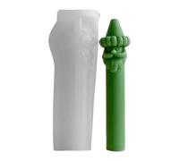 Moule en silicone en forme de pilier de Père Noël pour la fabrication de savon de Noël