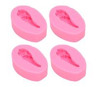 Moule en Silicone en forme de pilon, Fondant, moule de décoration de gâteau au chocolat, moule de cuisson de pâtisserie à faire soi-même, 4 pièces