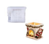 Moule en silicone en forme de poêle pour moulage de résine, support décoratif pour pot de fleurs, projet créatif, résine de silicone pour travaux manuels multi-usages