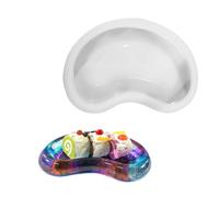 Moule en silicone en forme de pois d'ornement - Plateau de rangement pour bijoux - Convient pour la fabrication de récipients à bonbons en résine et de moules de cuisson