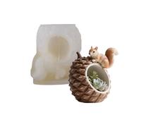 Moule en silicone en forme de pomme de pin pour boîtes à bijoux artisanales en béton, fournitures artisanales, support de bijoux en silicone