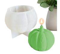 Moule en silicone en forme de pour savon, gâteau, chocolat | Moule en silicone en forme de citrouille d'Halloween, porte-clés, fabrication de savon, cire, glaçons, pâtisseries, cupcakes