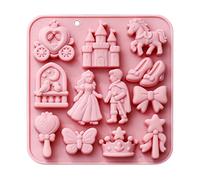 Moule en silicone en forme de princesse pour chocolats maison et moule lavable lave-vaisselle