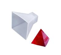 Moule en Silicone en forme de pyramide de haute clarté, résine époxy, fabrication de bijoux, outil artisanal réutilisable, moule à savon, bougie, résine décorative, moule en Silicone pyramide