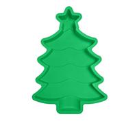 Moule en silicone en forme de sapin de Noël pour la cuisson - Fournitures de fête - Moule de cuisson pour fêtes de fin d'année, mousse, gomme, chocolats, gelée, savon, biscuits, dessert