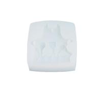 Moule en silicone en forme de tablier en forme d'ours pour gâteau, légumes, bonbons, biscuits, chocolat, glaçons, desserts, décorations de gâteaux, tablier, cuillère à ours, moule en silicone pour