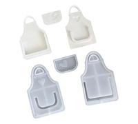 Moule en silicone en forme de tablier parfait pour les amateurs de fabrication artisanale et les activités artisanales familiales - Moule en silicone en forme de tablier pour artisanat en résine et
