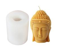 Moule en silicone en forme de tête de bouddhas - Moule créatif en silicone - Bouddhisme d'Asie du Sud-Est