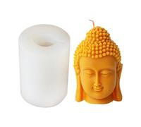 Moule en silicone en forme de tête de bouddhas - Moule créatif en silicone - Bouddhisme d'Asie du Sud-Est