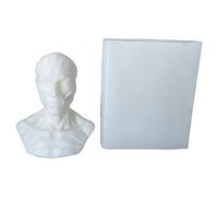 Moule en silicone en forme de tête de mort pour Halloween, plâtre, chocolat, bonbons, argile pour la fabrication de gâteaux, crème glacée, squelette en résine