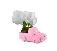 Moule en silicone en forme de véhicule unique en forme de voiture rétro pour pot de fleurs et récipients
