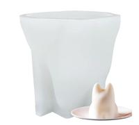 Moule en silicone en forme de visage de chat pour délices comme le chocolat et le pudding, taille variable, loisirs créatifs, idéal pour les fêtes d'anniversaire, les événements scolaires, les projets