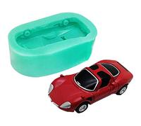 Moule en silicone en forme de voiture de course pour pâtisserie, gâteau, savon, bougie - Démoulage facile, multi-usage, design anti-adhésif