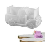 Moule en silicone en forme de voiture - Moule artisanal en résine pour pots de fleurs, boîte de rangement créative | Outil de bricolage simple pour fabriquer des jardinières succulentes et des objets