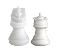 Moule en silicone en forme d'échecs unique, moule réutilisable pour décoration de bijoux
