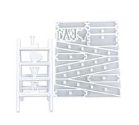 Moule en silicone en forme d'échelle d'amour pour la fabrication de bijoux ajoute une touche de plaisir à n'importe quelle pièce ou projet d'artisanat