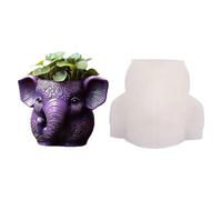 Moule en silicone en forme d'éléphant - Convient pour les bijoux faits maison - Pour plantes grasses uniques - Pour la fabrication de cadeaux et de bijoux