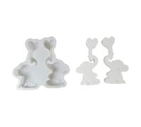 Moule en silicone en forme d'éléphant en forme de ballon pour travaux manuels, décoration de maison, fournitures de fête, facile à démouler