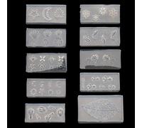 Moule en silicone en forme d'étoile en résine époxy pour cupcakes, bijoux, pendentifs, loisirs créatifs, moules en résine, cendrier