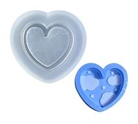 Moule en silicone en forme d'étoile étoilée nuage amour cœur résine époxy outil de moulage pour pendentif fait main ustensiles de cuisine en silicone