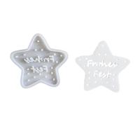 Moule en silicone en forme d'étoile Moule À Coulée De Noël Saisonnier À | Empreinte Figure Étoile En Silicone Pour jardin, bonbons, chocolat, savon, desserts, fondant, UN