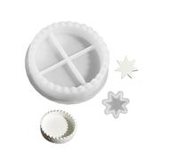 Moule en silicone en forme d'étoile pour loisirs créatifs - Texture adaptée pour les amoureux - Moules de Noël