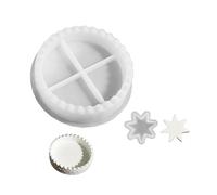 Moule en silicone en forme d'étoile pour petites assiettes - Convient pour les mariages et les expositions