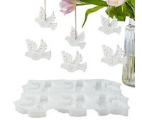 Moule en silicone en forme d'oiseau - Conception de pigeon réutilisable à dégagement facile, matériau antiadhésif durable et flexible, construction sûre résistante à la chaleur, structure de moule com