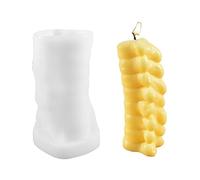 Moule en silicone en forme d'os de moelle tenant un cœur pour cire