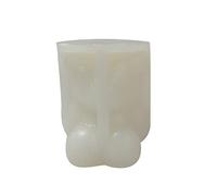 Moule en silicone en forme d'ours assis - Accessoire de fabrication de projets de ménage - Gâteaux - Fournitures de cadeau - Moule en silicone pour savon