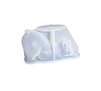 Moule en silicone en forme d'ours en forme de dinosaure pour fondant, mousse, gâteau, pâtisserie, décoration, ornements, savon, dessert, outils en silicone